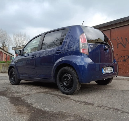 Daihatsu Sirion cena 7900 przebieg: 168000, rok produkcji 2005 z Inowrocław małe 742